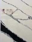 Isolation thermique blanche d'ODM d'OEM de dalle de marbre de pierre de quartz de Calacatta de panda