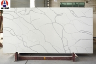 Dalle de pierre de quartz artificielle en pierre reconstituée en marbre blanc Calacatta