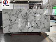 Le quartz artificiel marbrent regarder des dalles de quartz pour la décoration d'intérieur de Kitchentop et de plan de travail