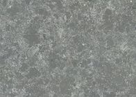 Anti pierre machinée du gris 18MM de glissement par quartz pour des partie supérieure du comptoir de cuisine