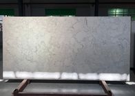 Pierre blanche de quartz de Vanitytop de salle de bains, partie supérieure du comptoir de quartz de couleur solide