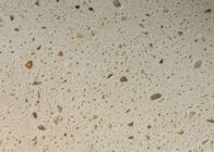 Dessus de table en pierre de quartz artificiel beige de haute résistance résistant à l'acide