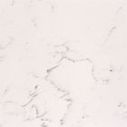 Pierre blanche imperméable de quartz de Carrare pour le mur de plancher de Backsplashes de cuisine