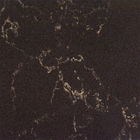 Île en pierre de couleur de Black Mirror de quartz artificiel extérieur solide de partie supérieure du comptoir de cuisine