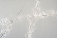 BLANC de FENTE de GLACE en pierre de la dalle AB8051 de quartz artificiel blanc de fente de glace