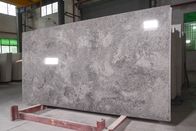 Les partie supérieure du comptoir blanches de quartz de Lyra Silestone ont poli la longueur de 2400mm 3200mm