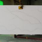 Pierre artificielle de quartz de texture de marbre pour l'atelier, dureté de 6,5 Mohs
