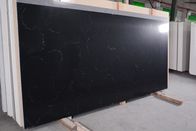 La dalle artificielle de pierre de quartz de Cararra de noir de marbre de regard facile nettoient