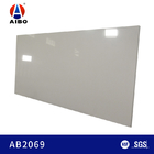 Mur en pierre léger de plancher de 3000*4000*20MM Grey Glass Wall Panel Quartz