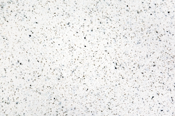 dalle blanche artificielle de quartz d'épaisseur de 8mm pour le revêtement de mur