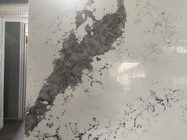 marbre de pierre de quartz de 8mm Calacatta moderne pour la décoration d'hôtel