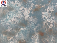 De marbre bleu tuile de Calacatta de plus grande image de vue cire à parquet le marbre d'onyx blanc
