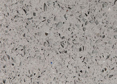 2,45 G/Cm3 Plancher artificiel de paillasse de partie supérieure du comptoir artificielle en pierre de quartz G/Cm3