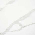 Pierre blanche de quartz de Calacatta de flocon de neige avec la partie supérieure du comptoir de cuisine