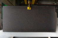 Coupe UV 3200x1800mm de mur extérieur de cuisine de quartz de dalles supérieures de pierre