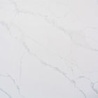 Dessus veiné blanc de Tableau de quartz d'île de cuisine de l'éblouissement 25MM Calacatta