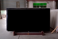 Construction de la couleur noire pure 3000*1400*15mm de quartz de plan de travail en pierre artificiel de partie supérieure du comptoir