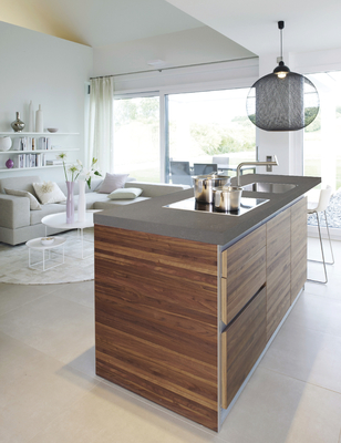 Partie supérieure du comptoir de Grey Carrara Quartz Slab Kitchen avec l'original de taille de 3200*1600*20mm