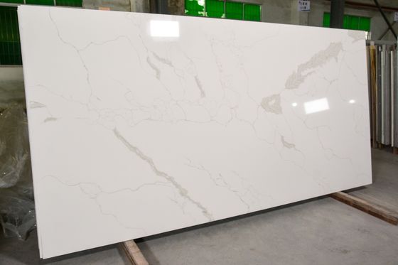Pierre de quartz artificielle blanche