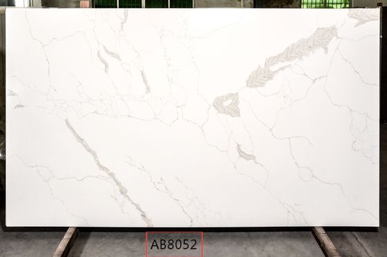 Pierre de quartz artificielle blanche