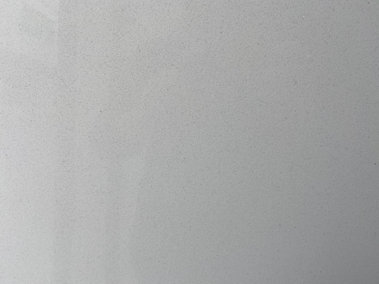 Dalle en pierre de quartz blanc à haute densité de miroitement pour la partie supérieure du comptoir de cuisine