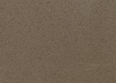 Dessus de vanité de salle de bain en quartz brun marbre comptoir en verre nano 3000 * 1400 * 15mm