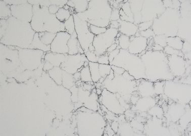 Pierre artificielle de quartz Crystal Extra White Marble Stone de nouveau venu de quartz de Calacatta de porcelaine artificielle blanche de dalles