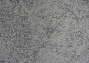 Pierre grise extérieure polie de quartz résistant à l'acide pour la partie supérieure du comptoir de cuisine