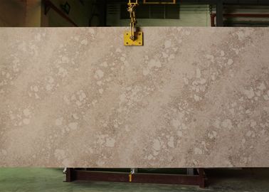 L'éraflure naturelle de pierre de quartz de Calacatta de ténacité élevée résistent pour les dalles en pierre de quartz de dessus de Tableau de barre